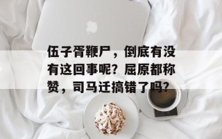 伍子胥鞭尸，倒底有没有这回事呢？屈原都称赞，司马迁搞错了吗？