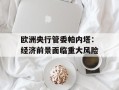 欧洲央行管委帕内塔：经济前景面临重大风险