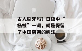 古人刷牙吗？日语中“杨枝”一词，就是保留了中国唐朝的叫法