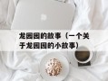 龙园园的故事（一个关于龙园园的小故事）