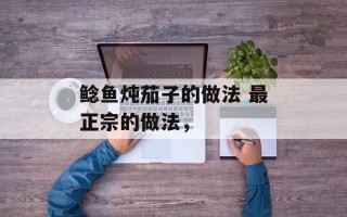 鲶鱼炖茄子的做法 最正宗的做法，