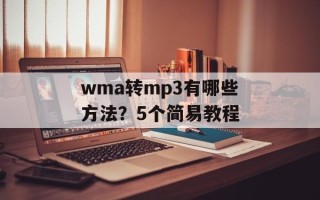 wma转mp3有哪些方法？5个简易教程