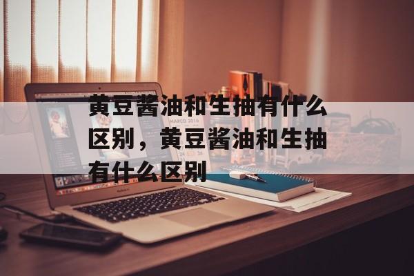 黄豆酱油和生抽有什么区别，黄豆酱油和生抽有什么区别-第1张图片-