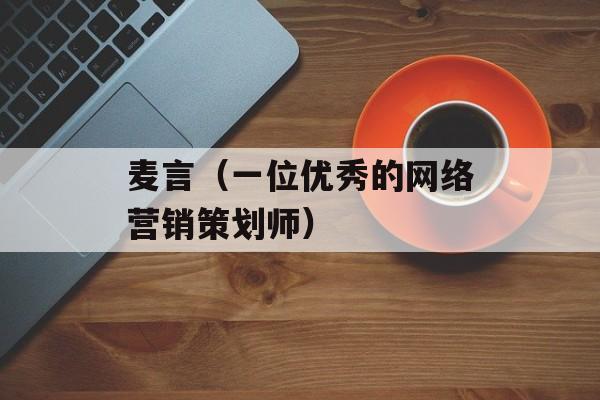 麦言（一位优秀的网络营销策划师）-第1张图片-
