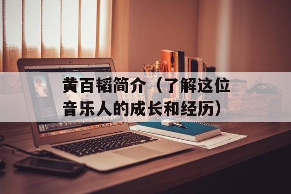 黄百韬简介（了解这位音乐人的成长和经历）-第1张图片-