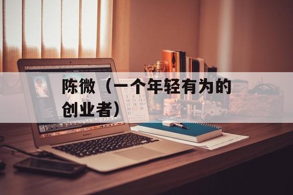 陈微（一个年轻有为的创业者）-第1张图片-