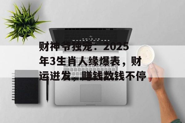 财神爷独宠：2025年3生肖人缘爆表，财运迸发，赚钱数钱不停-第1张图片-
