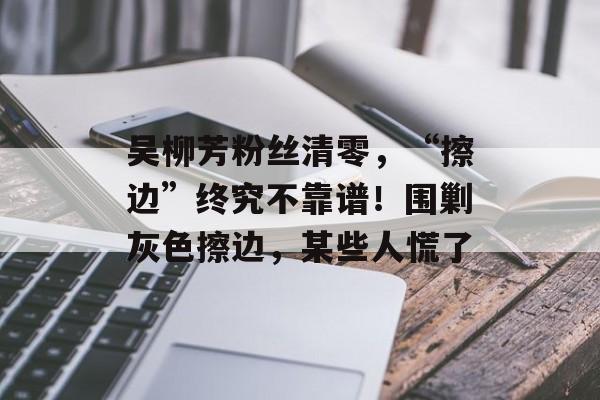 吴柳芳粉丝清零，“擦边”终究不靠谱！围剿灰色擦边，某些人慌了-第1张图片-