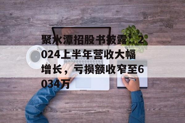 聚水潭招股书披露：2024上半年营收大幅增长，亏损额收窄至6034万-第1张图片-