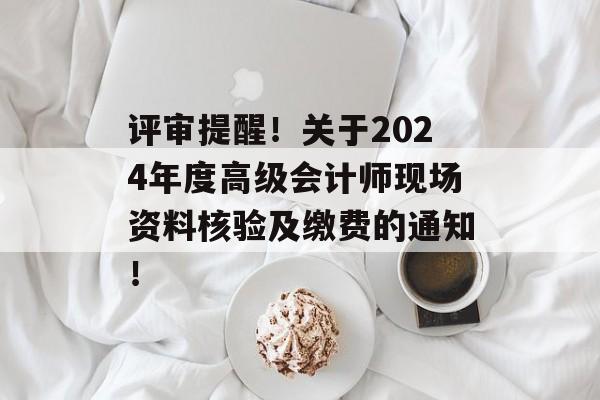 评审提醒！关于2024年度高级会计师现场资料核验及缴费的通知！-第1张图片-