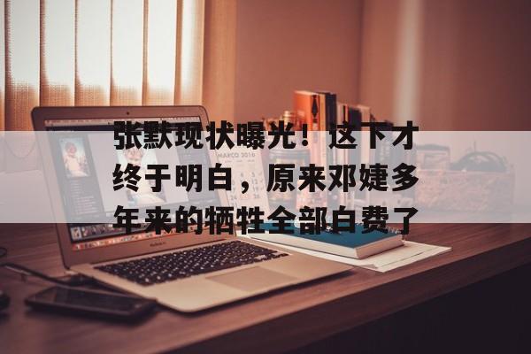 张默现状曝光！这下才终于明白，原来邓婕多年来的牺牲全部白费了-第1张图片-