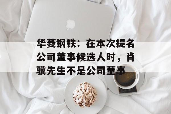 华菱钢铁：在本次提名公司董事候选人时，肖骥先生不是公司董事-第1张图片-