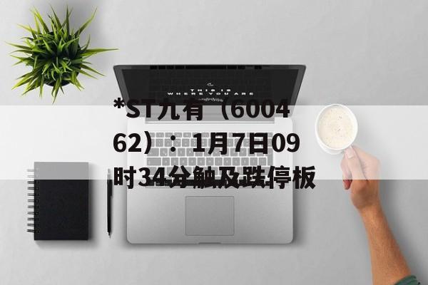 *ST九有(600462):1月7日09时34分触及跌停板-第1张图片- *ST九有(600462):1月7日09时34分触及跌停板-第1张图片-