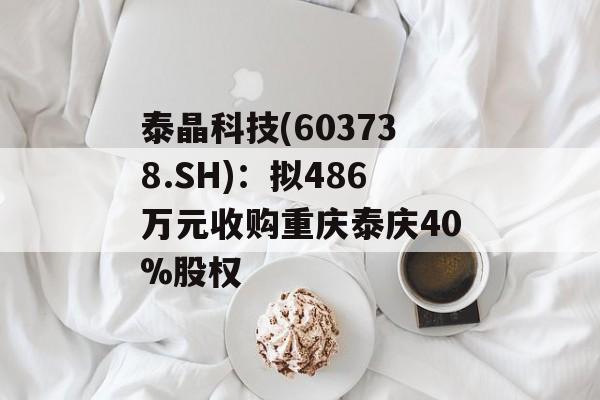 泰晶科技(603738.SH)：拟486万元收购重庆泰庆40%股权-第1张图片-