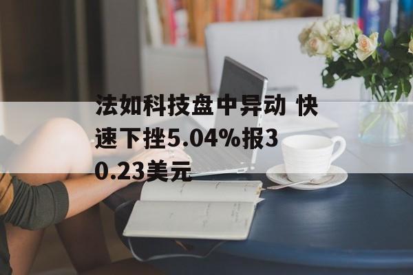 法如科技盘中异动 快速下挫5.04%报30.23美元-第1张图片-