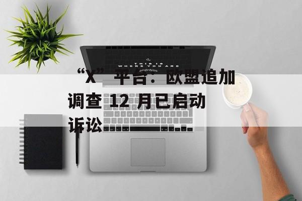 “X”平台：欧盟追加调查 12 月已启动诉讼-第1张图片-
