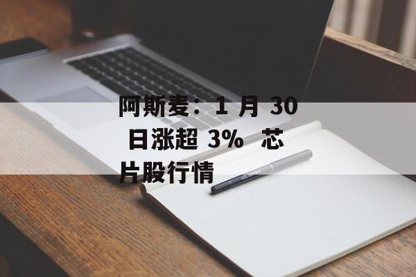阿斯麦：1 月 30 日涨超 3%  芯片股行情-第1张图片-