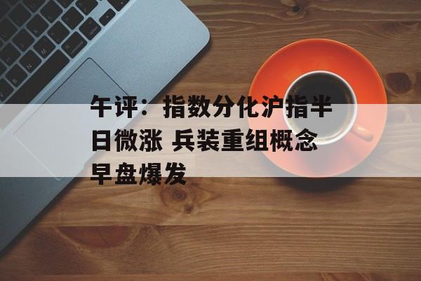午评：指数分化沪指半日微涨 兵装重组概念早盘爆发-第1张图片-