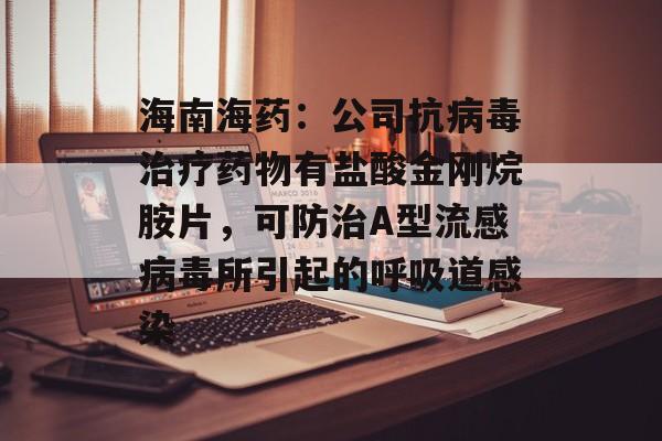 海南海药：公司抗病毒治疗药物有盐酸金刚烷胺片，可防治A型流感病毒所引起的呼吸道感染-第1张图片-
