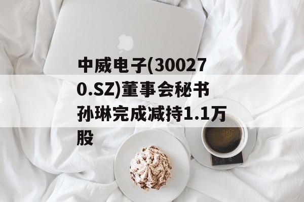 中威电子(300270.SZ)董事会秘书孙琳完成减持1.1万股-第1张图片-