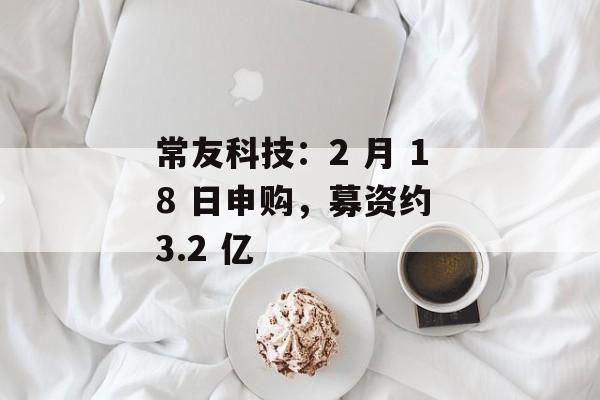 常友科技：2 月 18 日申购，募资约 3.2 亿-第1张图片-