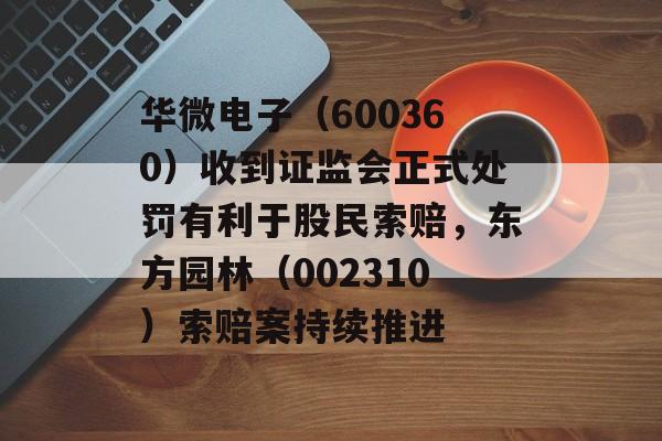 华微电子（600360）收到证监会正式处罚有利于股民索赔，东方园林（002310）索赔案持续推进-第1张图片-