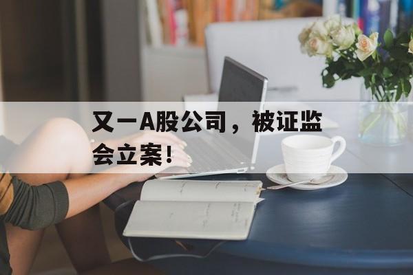 又一A股公司，被证监会立案！-第1张图片-