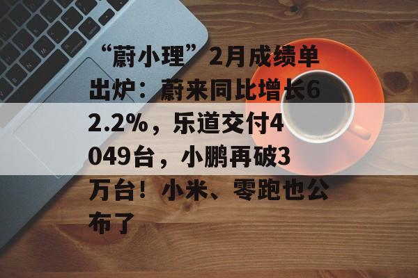 “蔚小理”2月成绩单出炉：蔚来同比增长62.2%，乐道交付4049台，小鹏再破3万台！小米、零跑也公布了-第1张图片-