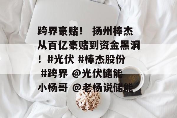 跨界豪赌！ 扬州棒杰从百亿豪赌到资金黑洞！#光伏 #棒杰股份 #跨界 @光伏储能小杨哥 @老杨说储能-第1张图片-