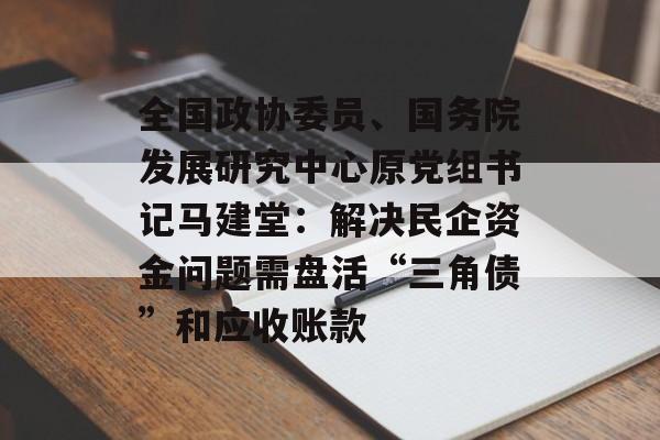 全国政协委员、国务院发展研究中心原党组书记马建堂：解决民企资金问题需盘活“三角债”和应收账款-第1张图片-