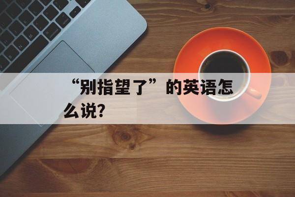 “别指望了”的英语怎么说？-第1张图片-