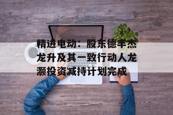 精进电动：股东德丰杰龙升及其一致行动人龙灏投资减持计划完成-第1张图片-
