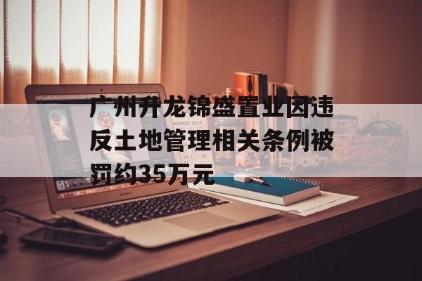 广州升龙锦盛置业因违反土地管理相关条例被罚约35万元-第1张图片-