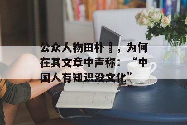 公众人物田朴珺，为何在其文章中声称：“中国人有知识没文化”-第1张图片-