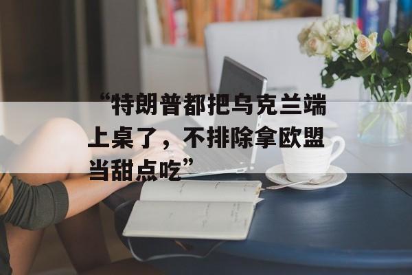 “特朗普都把乌克兰端上桌了，不排除拿欧盟当甜点吃”-第1张图片-