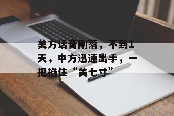 美方话音刚落，不到1天，中方迅速出手，一把掐住“美七寸”-第1张图片-