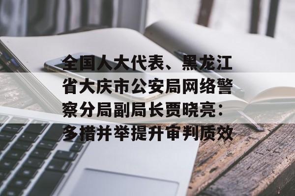 全国人大代表、黑龙江省大庆市公安局网络警察分局副局长贾晓亮：多措并举提升审判质效-第1张图片-