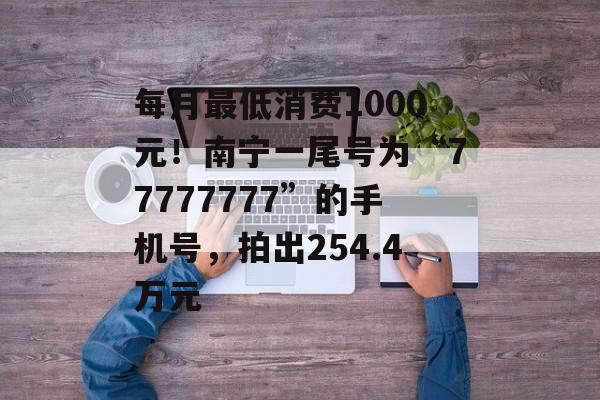 每月最低消费1000元！南宁一尾号为“77777777”的手机号，拍出254.4万元-第1张图片-