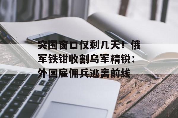 突围窗口仅剩几天！俄军铁钳收割乌军精锐：外国雇佣兵逃离前线-第1张图片-