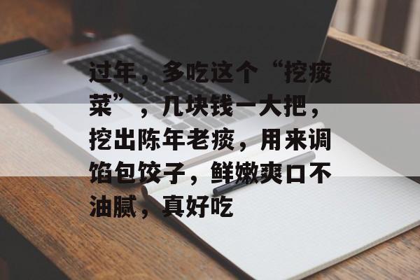 过年，多吃这个“挖痰菜”，几块钱一大把，挖出陈年老痰，用来调馅包饺子，鲜嫩爽口不油腻，真好吃-第1张图片-