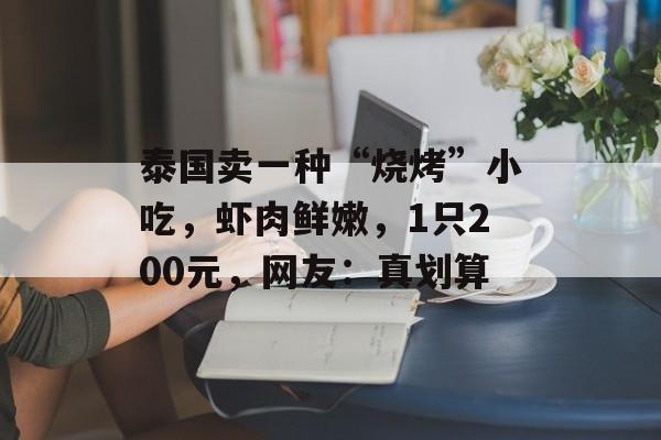 泰国卖一种“烧烤”小吃，虾肉鲜嫩，1只200元，网友：真划算-第1张图片-