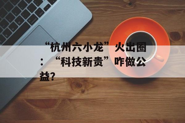 “杭州六小龙”火出圈：“科技新贵”咋做公益？-第1张图片-