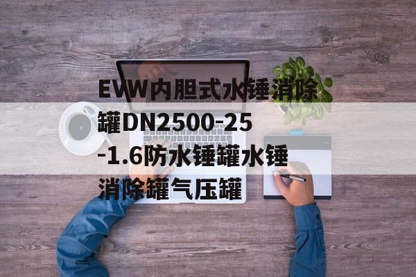 EVW内胆式水锤消除罐DN2500-25-1.6防水锤罐水锤消除罐气压罐-第1张图片-