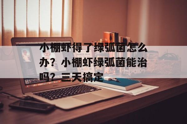 小棚虾得了绿弧菌怎么办？小棚虾绿弧菌能治吗？三天搞定-第1张图片-