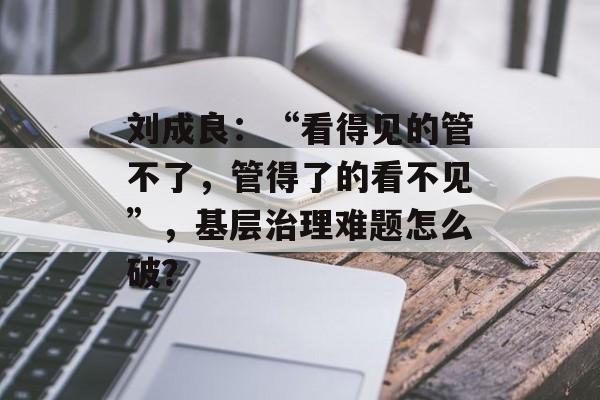 刘成良：“看得见的管不了，管得了的看不见”，基层治理难题怎么破？-第1张图片-