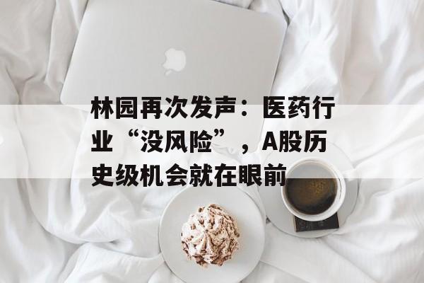 林园再次发声：医药行业“没风险”，A股历史级机会就在眼前-第1张图片-