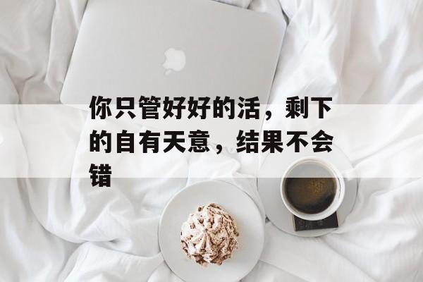 你只管好好的活，剩下的自有天意，结果不会错-第1张图片-