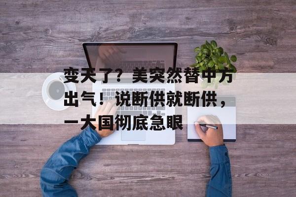 变天了？美突然替中方出气！说断供就断供，一大国彻底急眼-第1张图片-