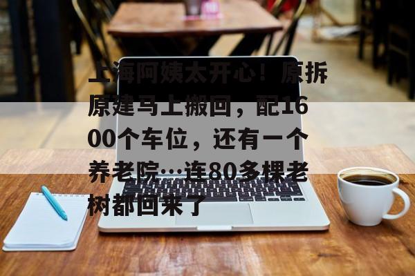 上海阿姨太开心！原拆原建马上搬回，配1600个车位，还有一个养老院…连80多棵老树都回来了-第1张图片-