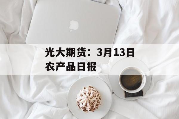 光大期货：3月13日农产品日报-第1张图片-